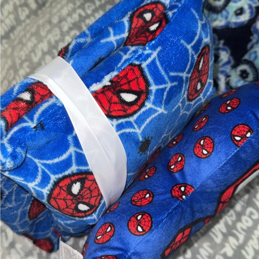 Marvel Red and Blue Spider-Man Plush Pillow